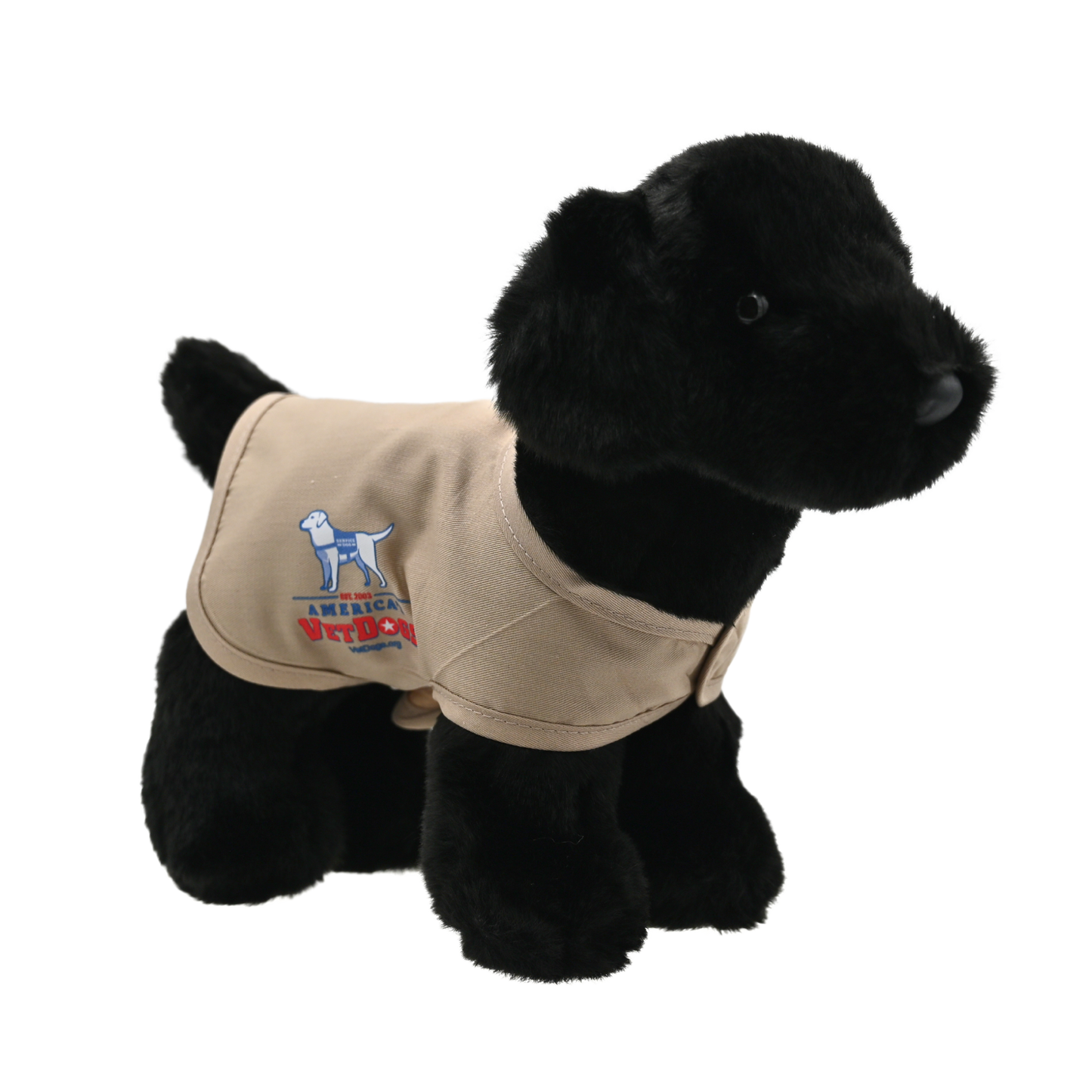 Guide Dog Foundation Dually Branded Black Labrador Plush Puppy