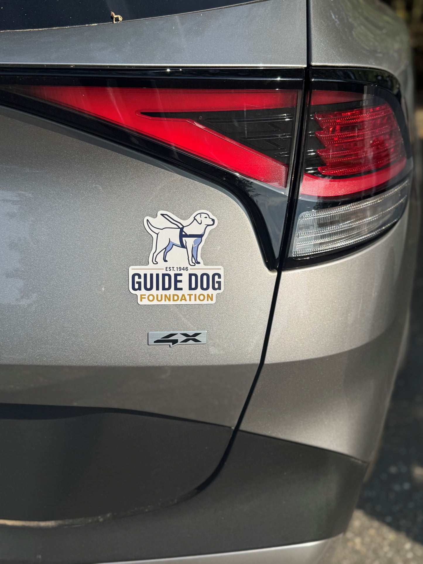 Guide Dog Foundation Logo Car Magnet
