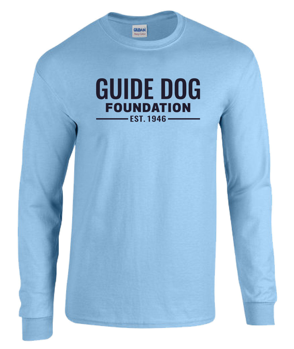Guide Dog Foundation Logo Long Sleeve T-Shirt