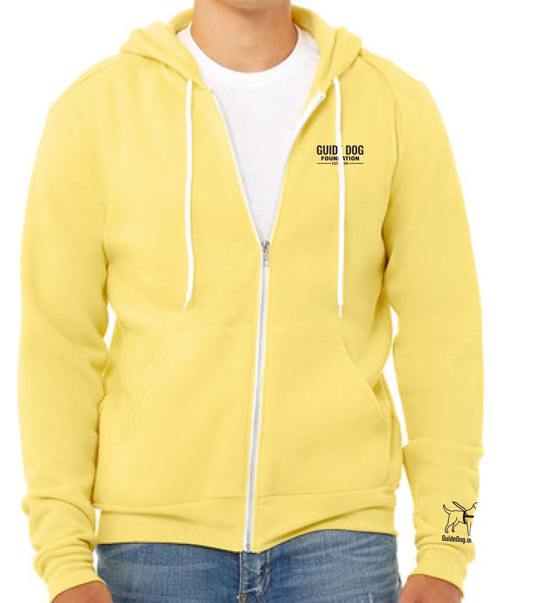 Guide Dog Foundation Logo Zip Up Sweat Shirt