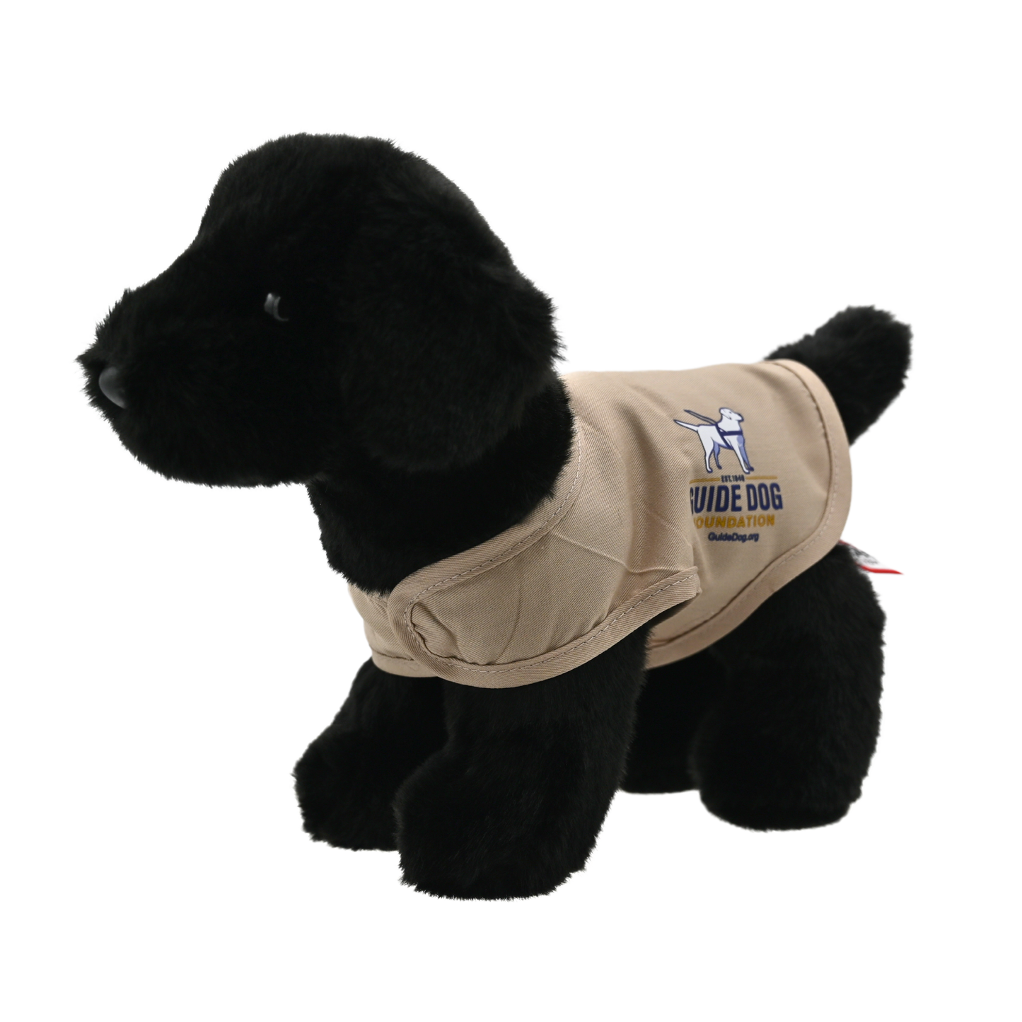 Guide Dog Foundation Dually Branded Black Labrador Plush Puppy