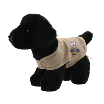 Guide Dog Foundation Dually Branded Black Labrador Plush Puppy