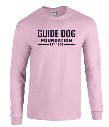 Guide Dog Foundation Logo Long Sleeve T-Shirt