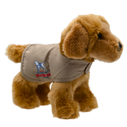 Guide Dog Foundation Dually Branded Golden Retriever Plush Puppy